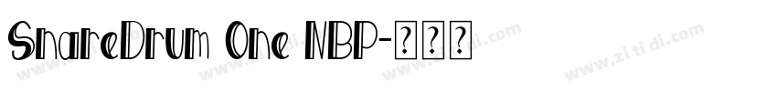 SnareDrum One NBP字体转换